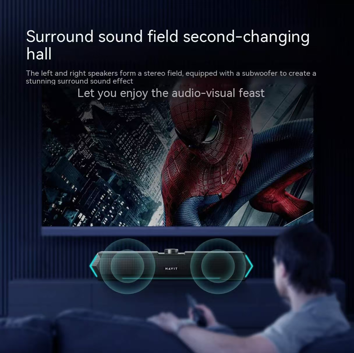 Haiviet M19 Wired Bluetooth Speaker