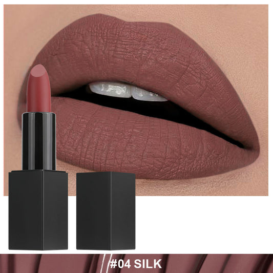Non-stick Cup Non-fading Black Tube Matte Lipstick