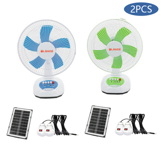 FT30-138 Solar Fan With Lamp(2PCS)