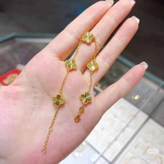 Five-Leaf Clover Bracelet
