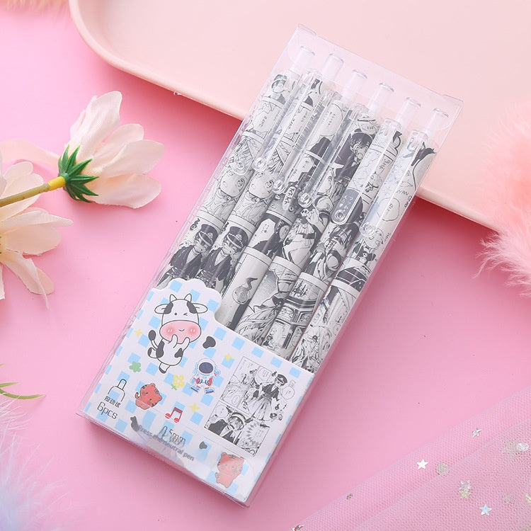 Boxed Cartoon Student Sountain Pen