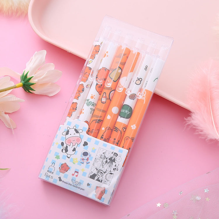 Boxed Cartoon Student Sountain Pen