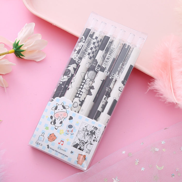 Boxed Cartoon Student Sountain Pen
