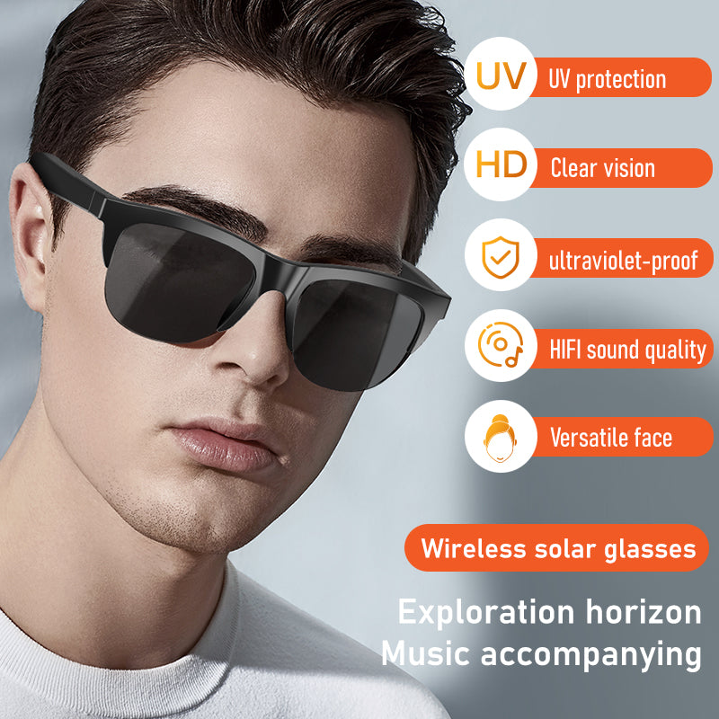 F06 Smart Glasses Open Ear Bluetooth Sunglasses for Men Women