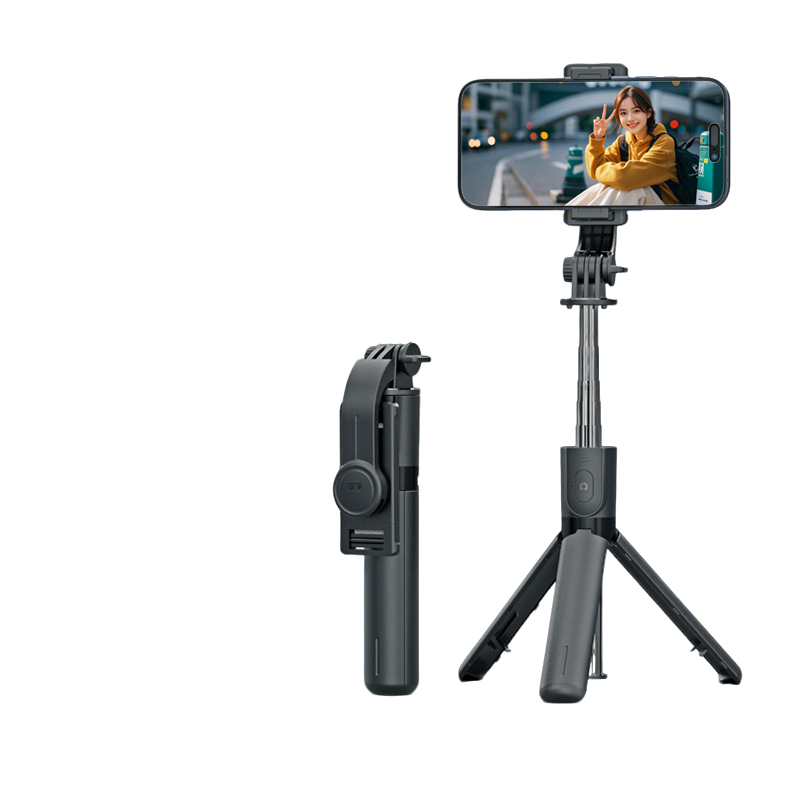 F01 Detachable Wireless Remote Tripod Selfie Stick