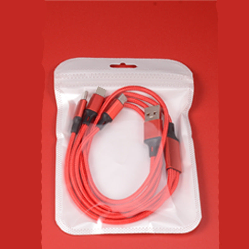 5A Fast Charging Tri-Port Data Cable