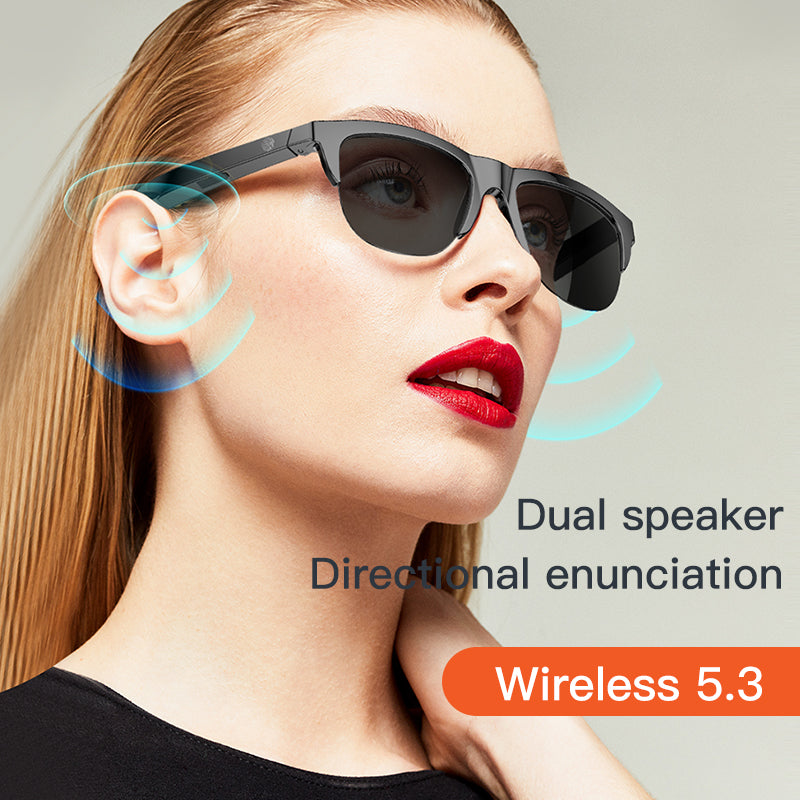F06 Smart Glasses Open Ear Bluetooth Sunglasses for Men Women