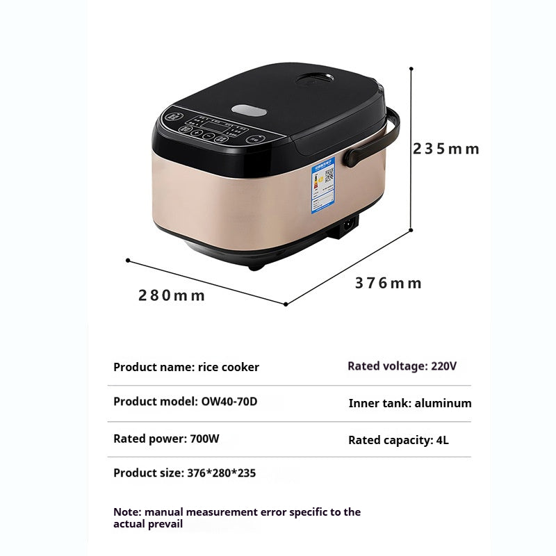 Large-Capacity Intelligent Rice Cooker