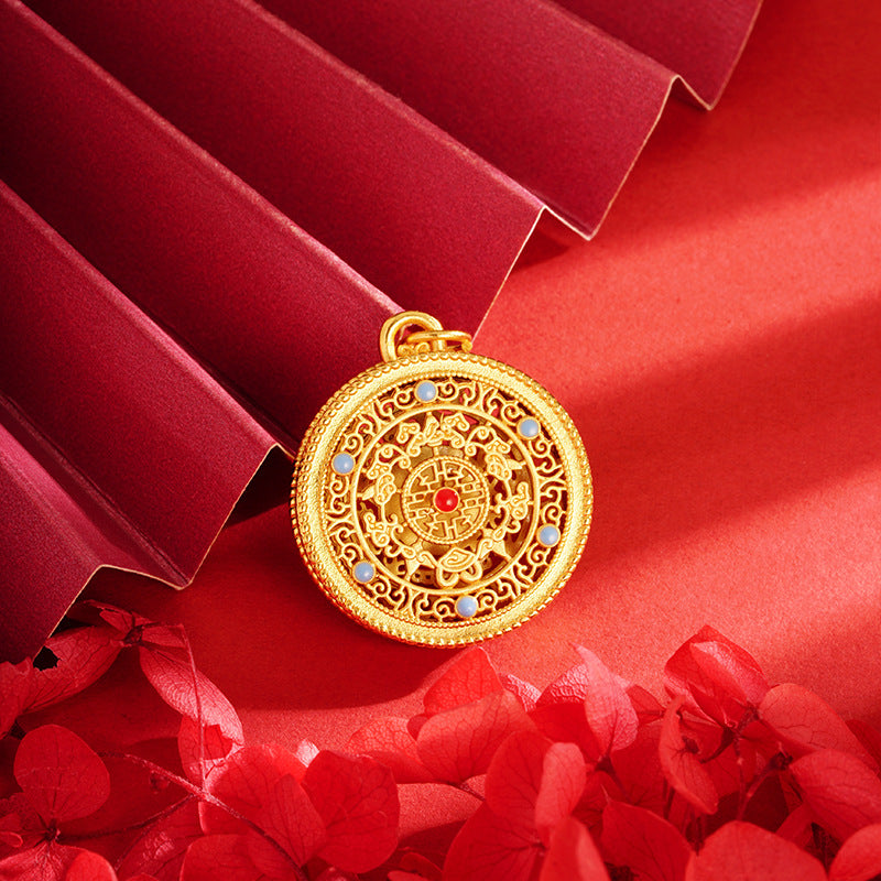 Five Blessings And Good Fortune Necklace