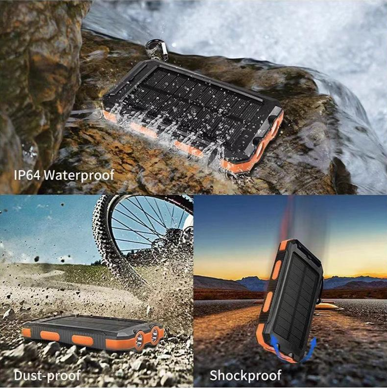 Outdoor Waterproof Solar Power Bank