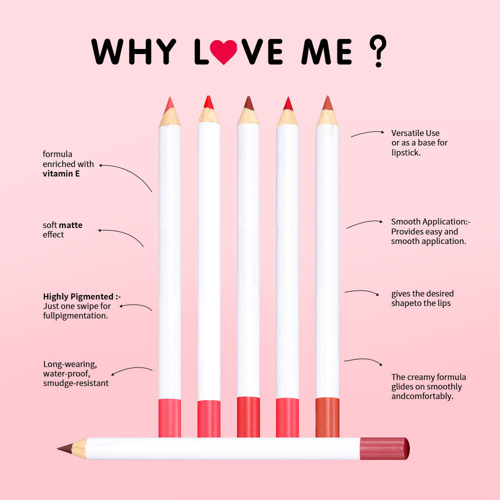 Waterproof and Non-staining Lipstick Lip Liner