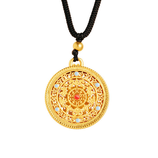 Five Blessings And Good Fortune Necklace