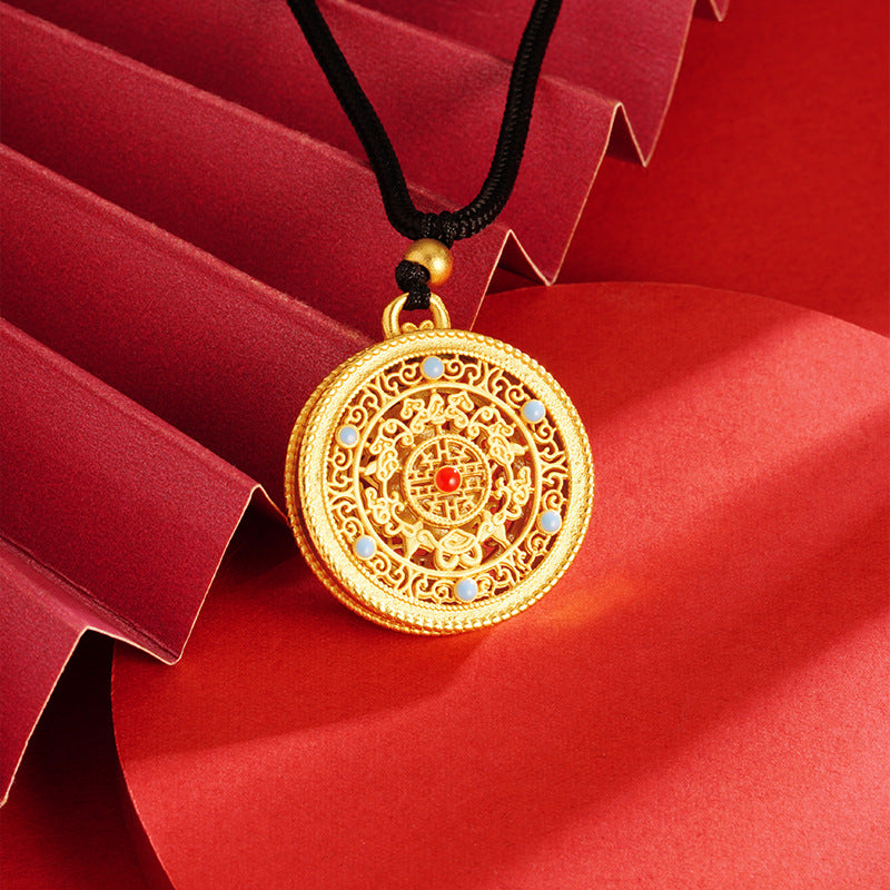 Five Blessings And Good Fortune Necklace