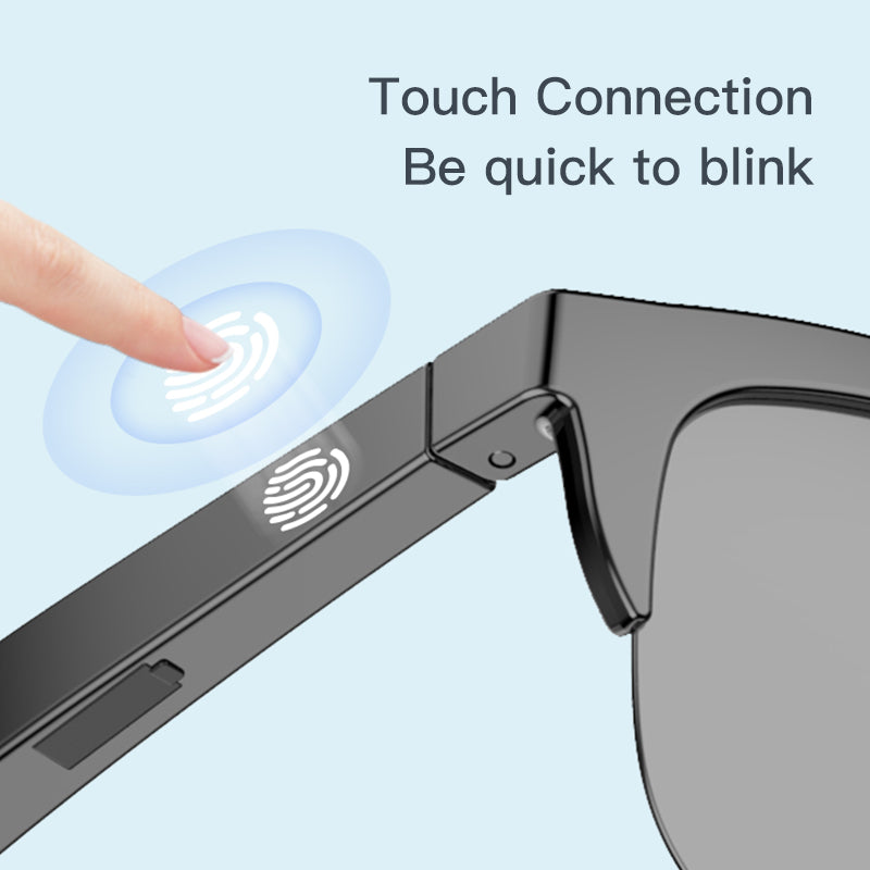 F06 Smart Glasses Open Ear Bluetooth Sunglasses for Men Women