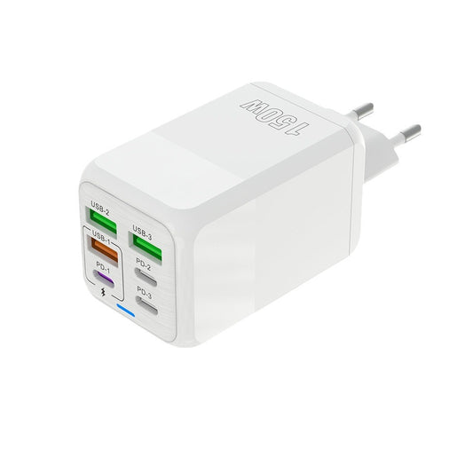 150W Multi-port Charger With 3 USB + 3 PD Ports