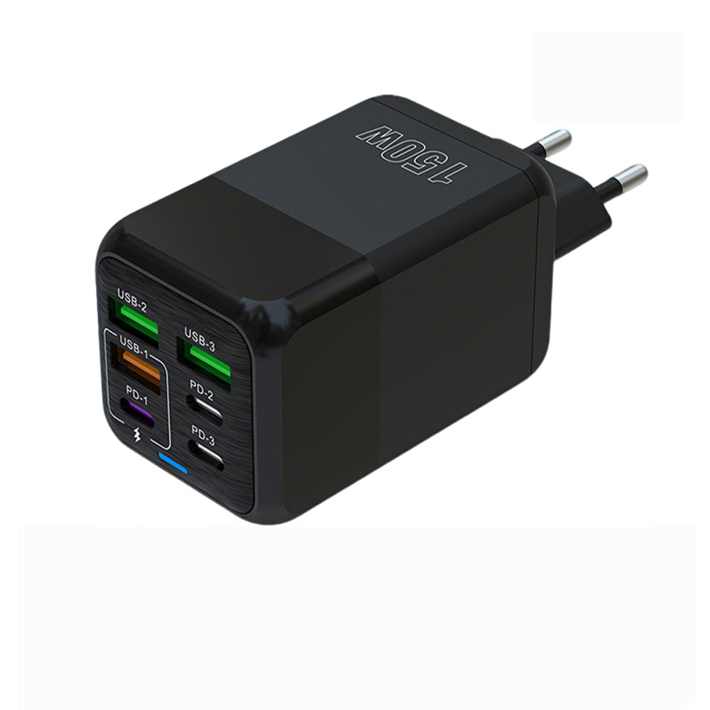 150W Multi-port Charger With 3 USB + 3 PD Ports