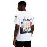 DX01 - T-shirt à impression double face, 20% teneur en coton
