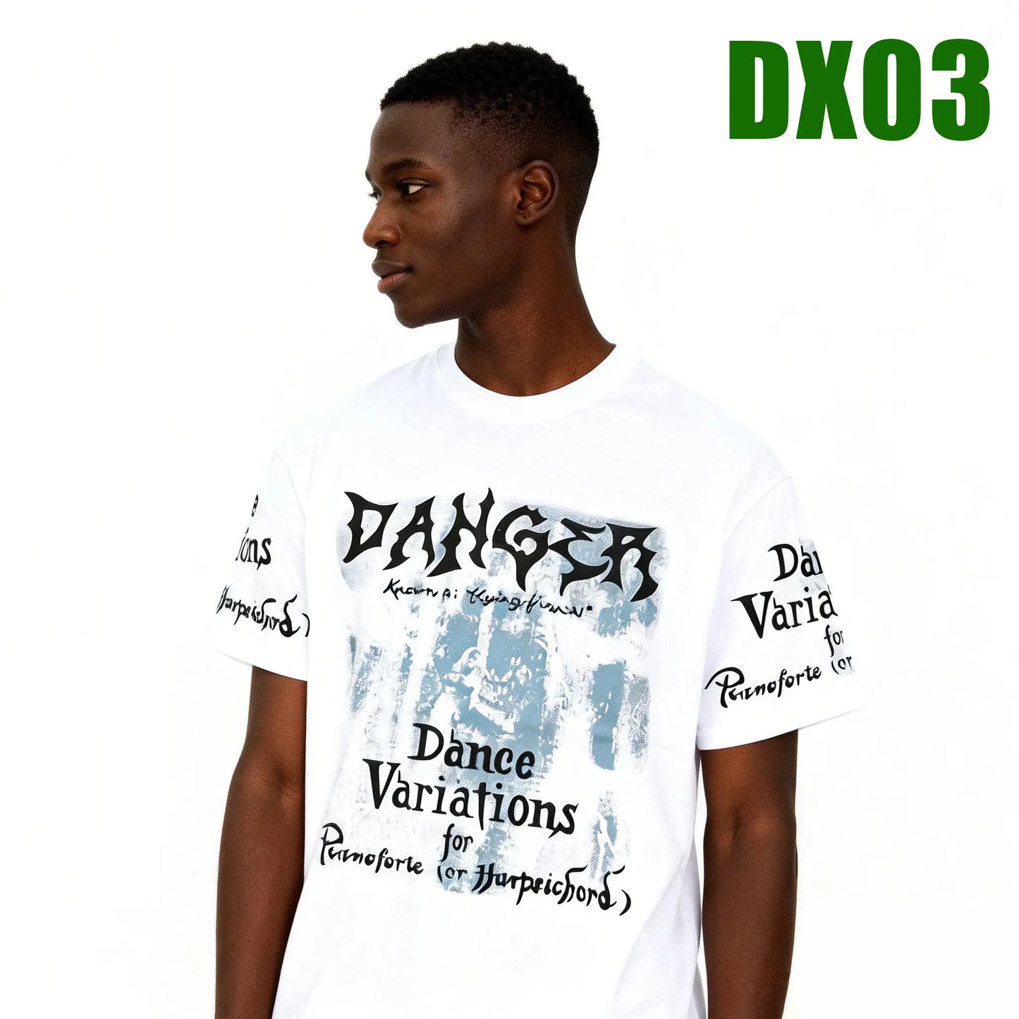T-shirt 20% coton, imprimé des deux faces