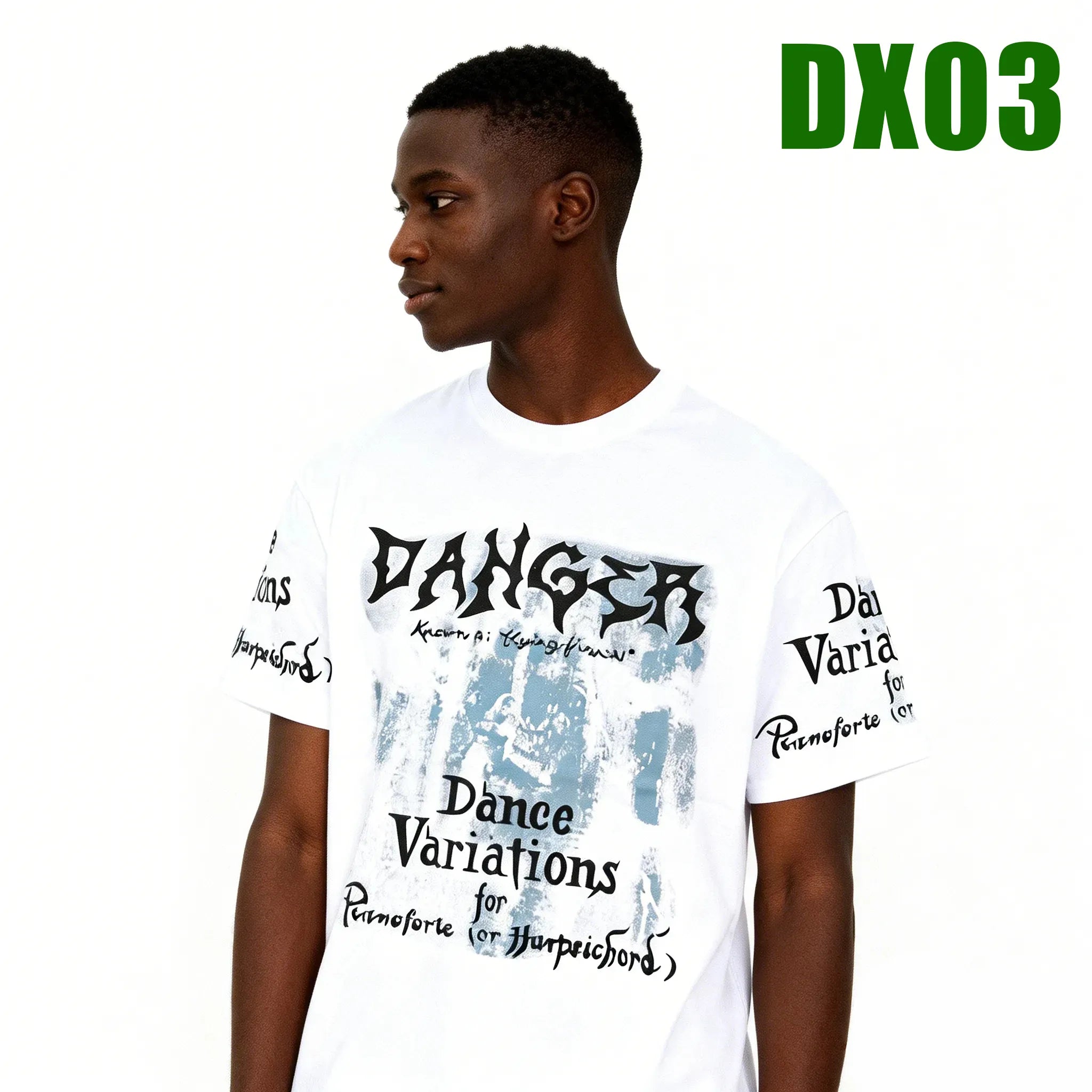 T-shirt 20% coton, imprimé des deux faces
