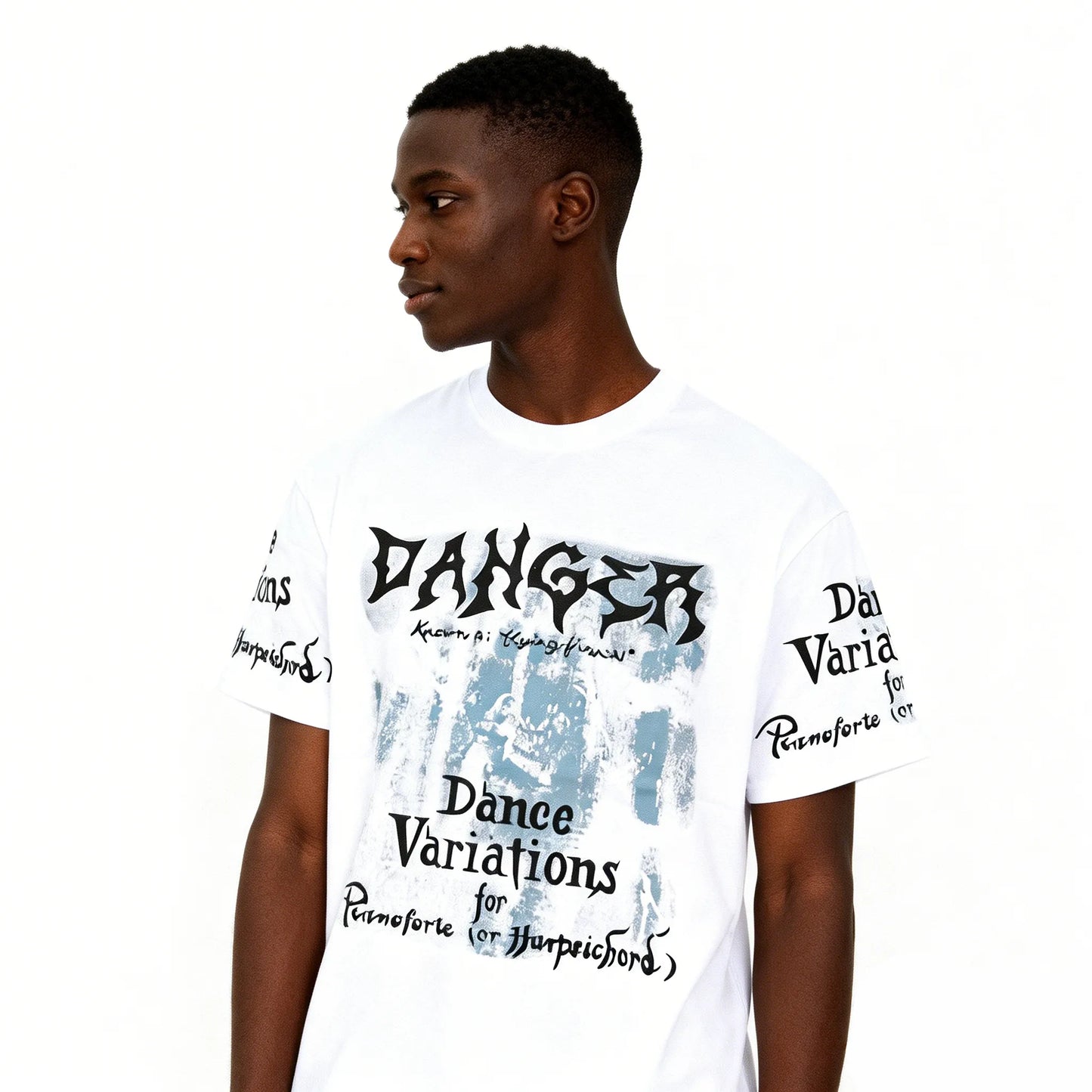 DX03 - T-shirt à impression double face, 20% teneur en coton