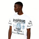 DX03 - T-shirt à impression double face, 20% teneur en coton