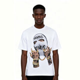 DX10 - T-shirt en coton pur à impression double face