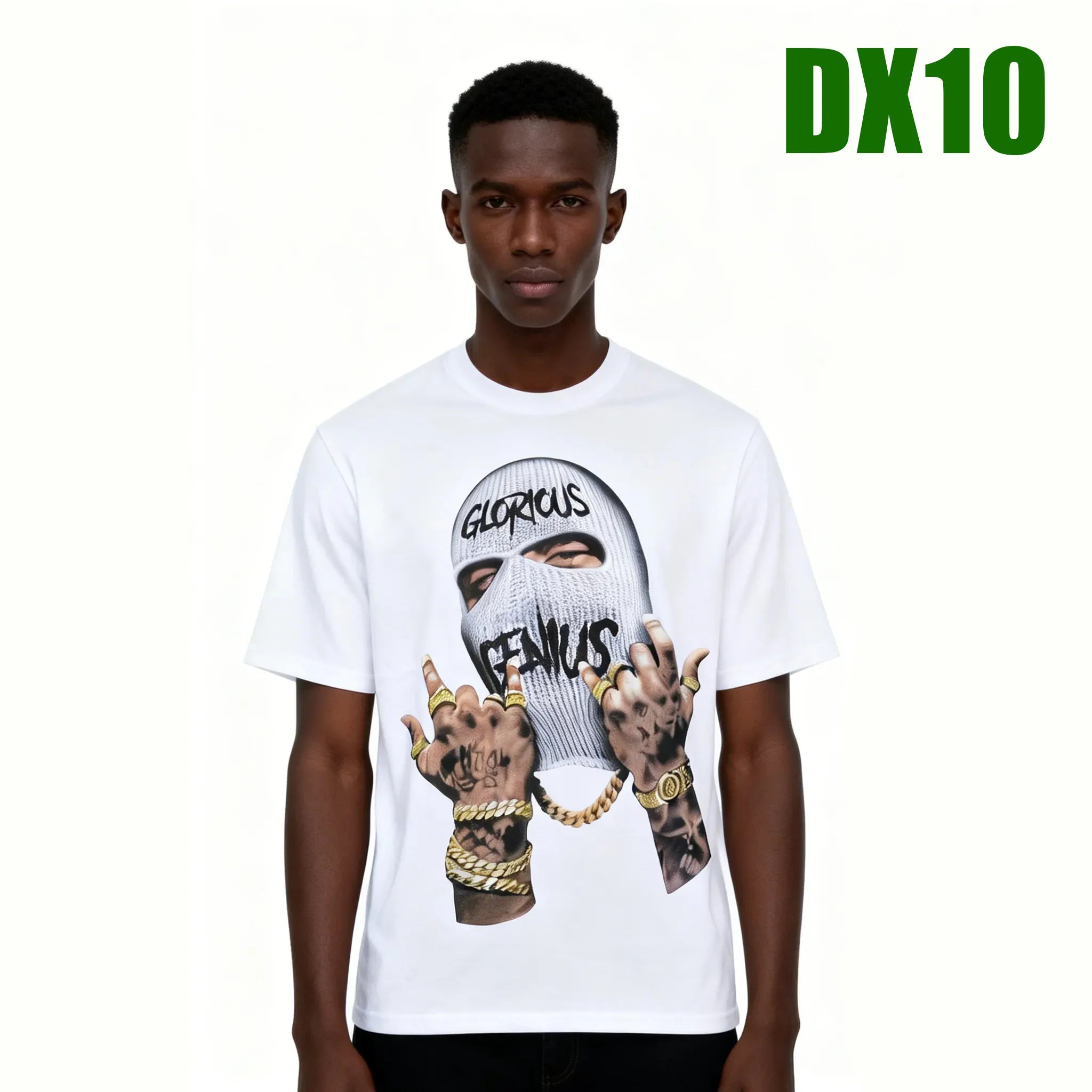 T-shirt 100% coton, imprimé des deux faces