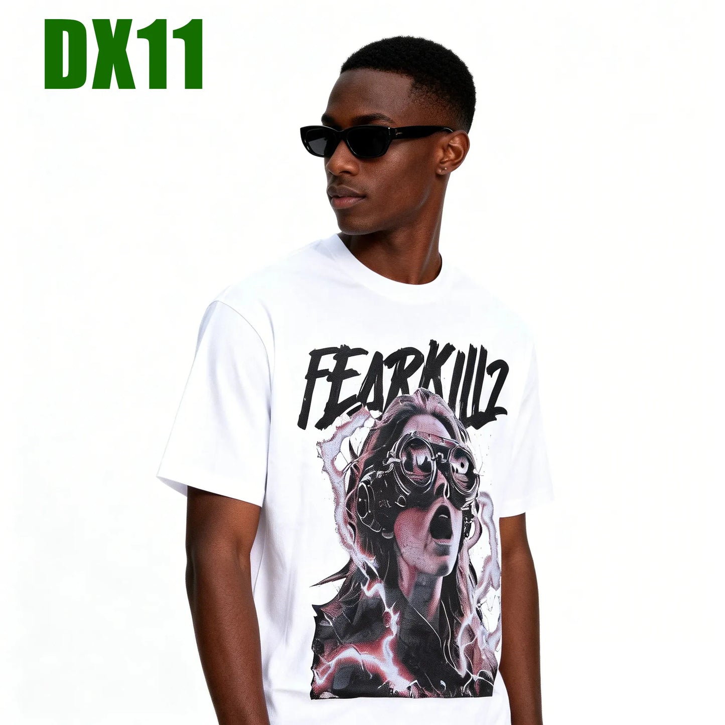 T-shirt 100% coton, imprimé des deux faces