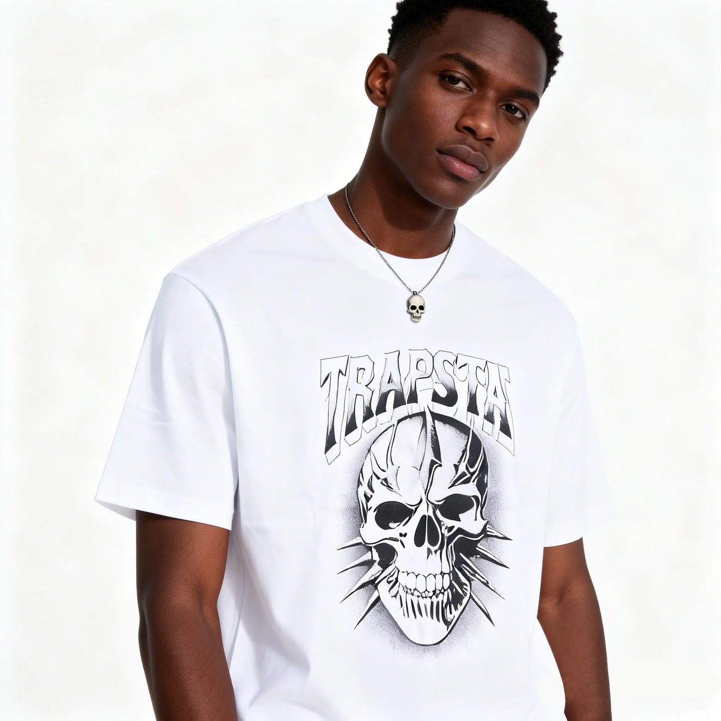 DX12 - T-shirt en coton pur à impression double face