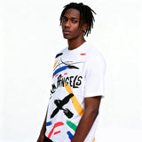 DX13 - T-shirt en coton pur à impression double face