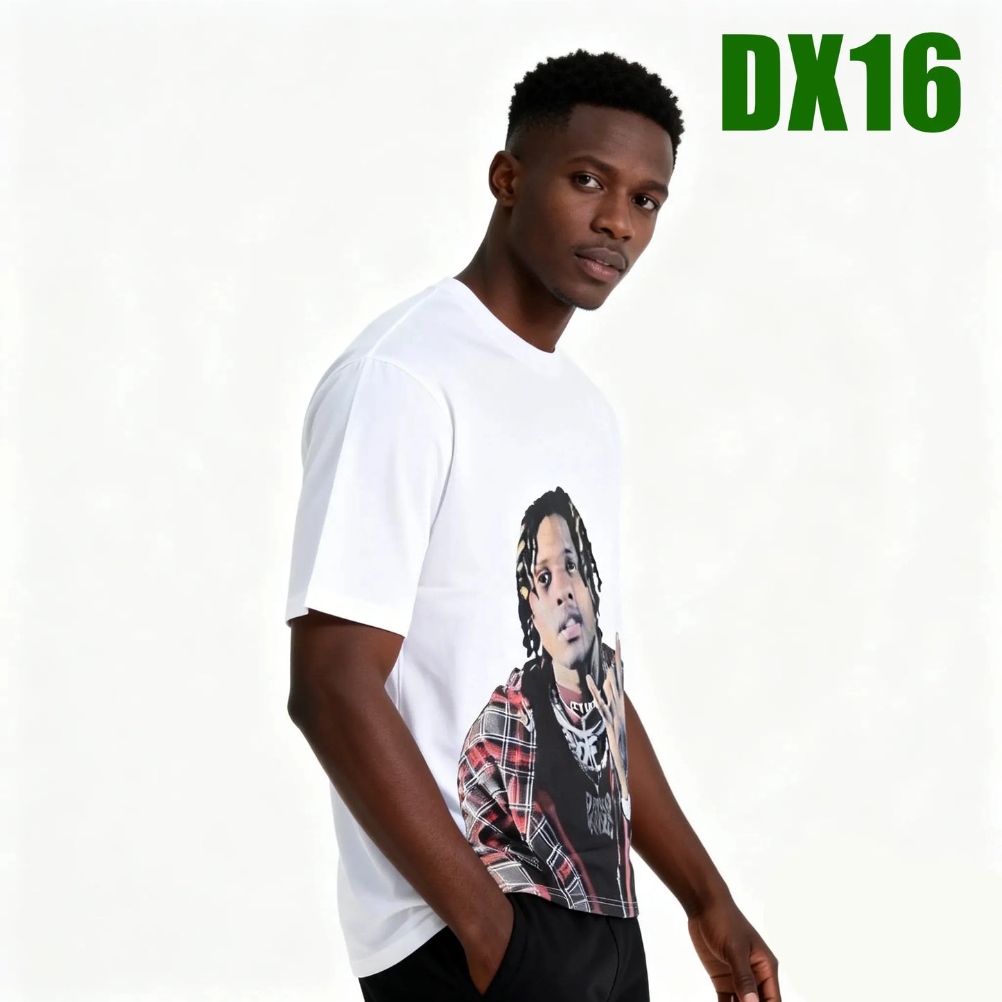 T-shirt 100% coton, imprimé des deux faces