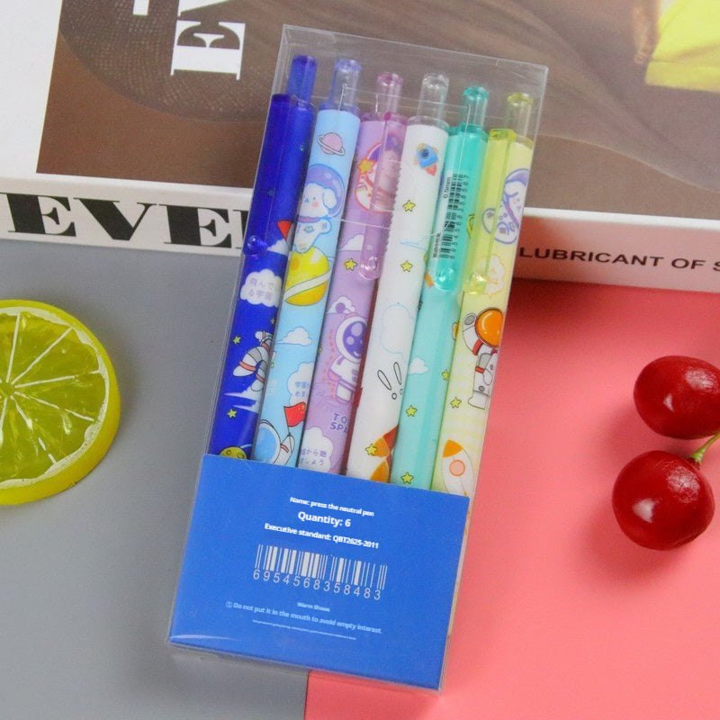Boxed Cartoon Student Sountain Pen