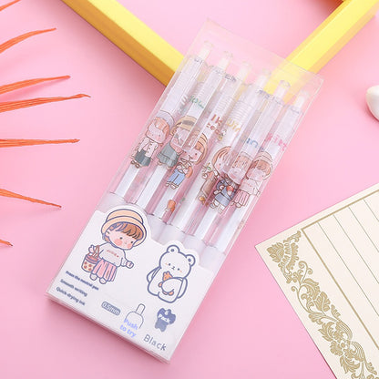 Boxed Cartoon Student Sountain Pen