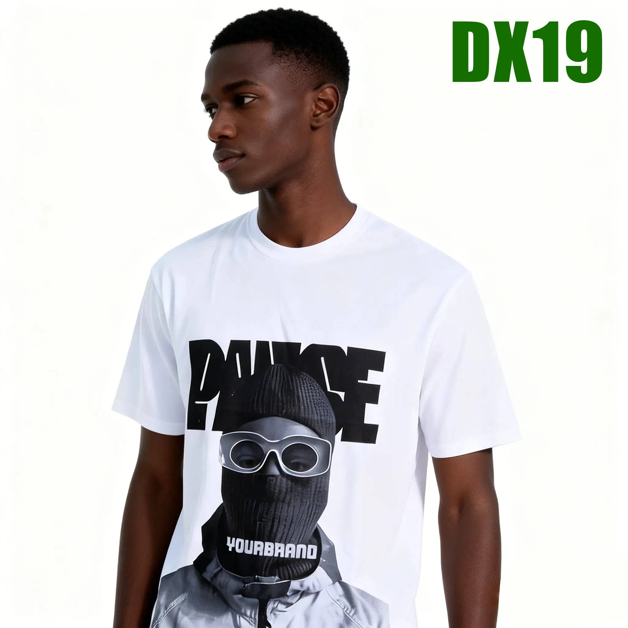 T-shirt 100% coton, imprimé des deux faces