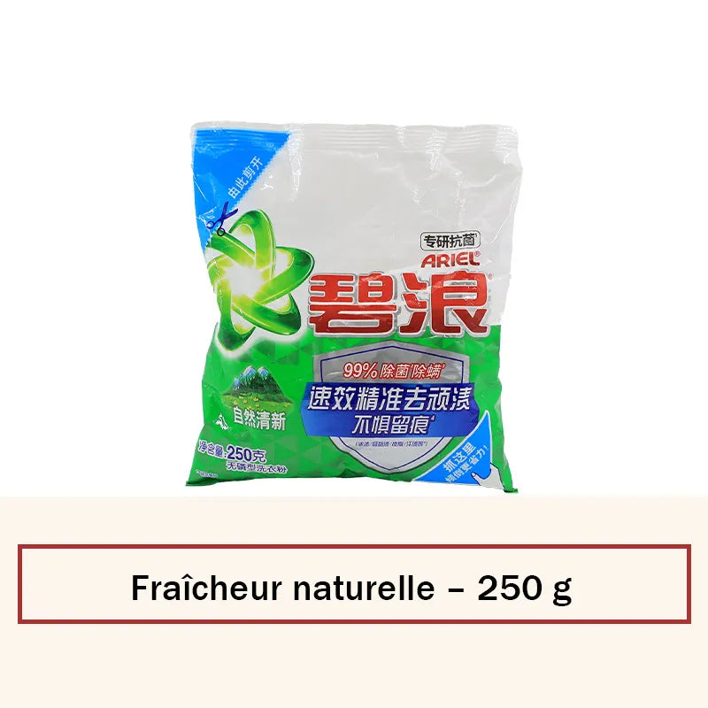 Lessive Ariel en Poudre – Nettoyage Efficace du Linge