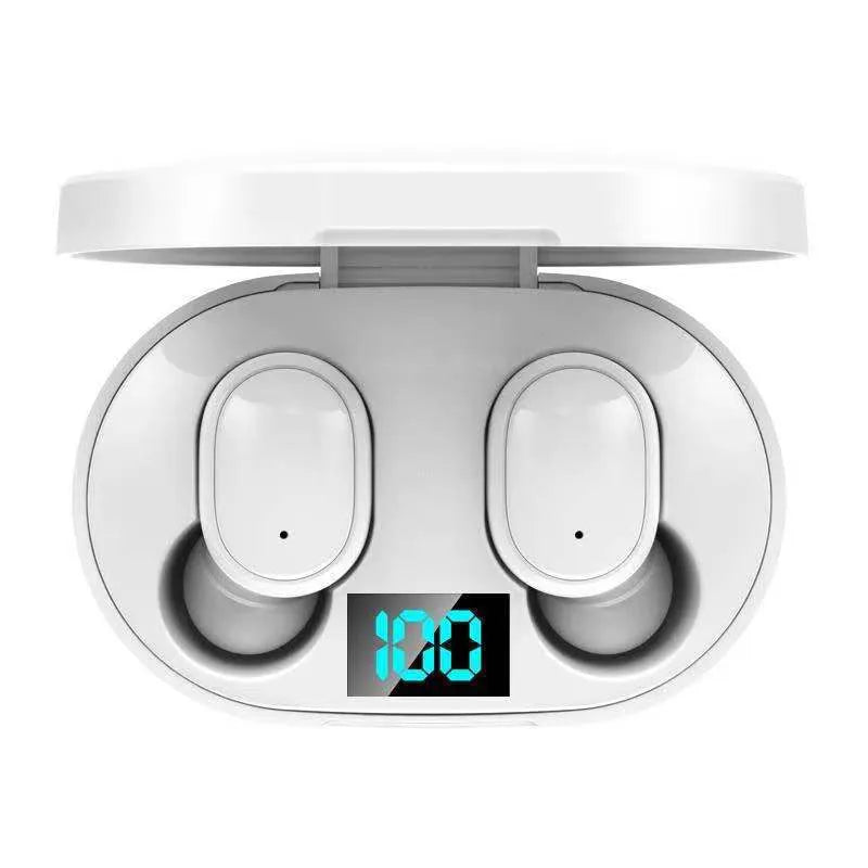 E6S Outdoor Sports Gaming Wireless Earbuds LED Display Headphone 