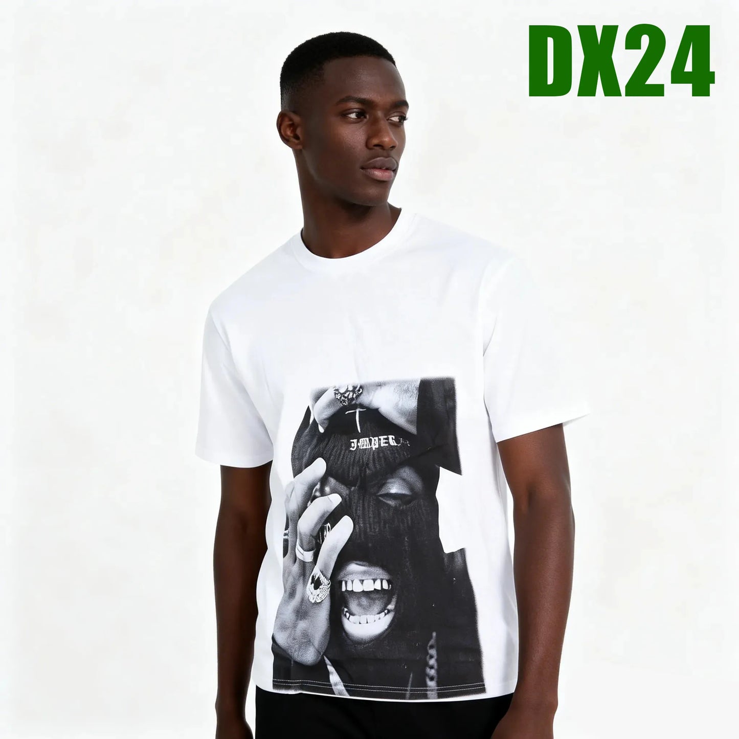 T-shirt 100% coton, imprimé des deux faces