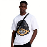 DX25 - T-shirt en coton pur à impression double face