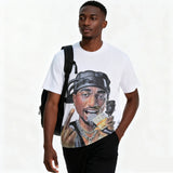 DX26 - T-shirt en coton pur à impression double face