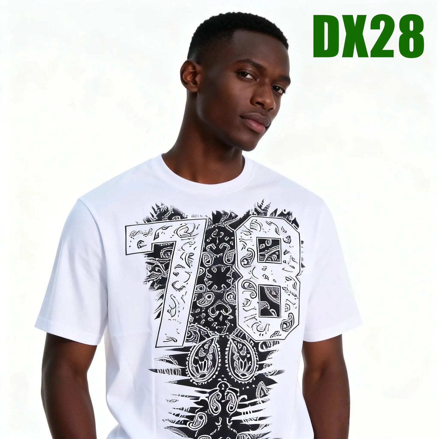 T-shirt 100% coton, imprimé des deux faces