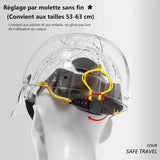 Casque moto style casquette