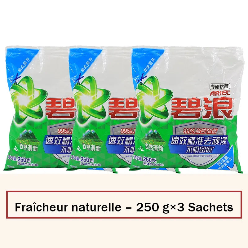 Lessive Ariel en Poudre – Nettoyage Efficace du Linge