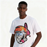 DX31 - T-shirt en coton pur à impression double face