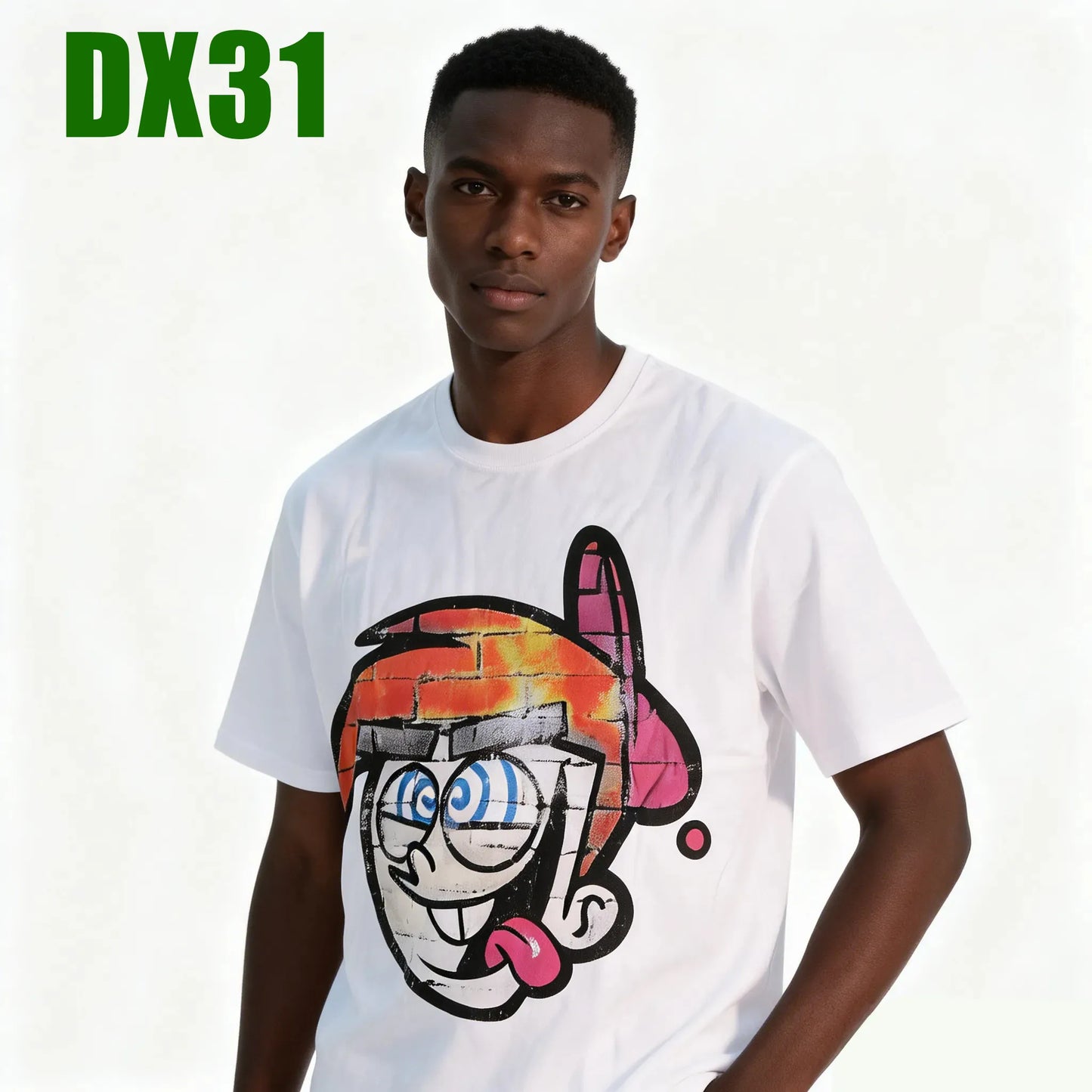 T-shirt 100% coton, imprimé des deux faces