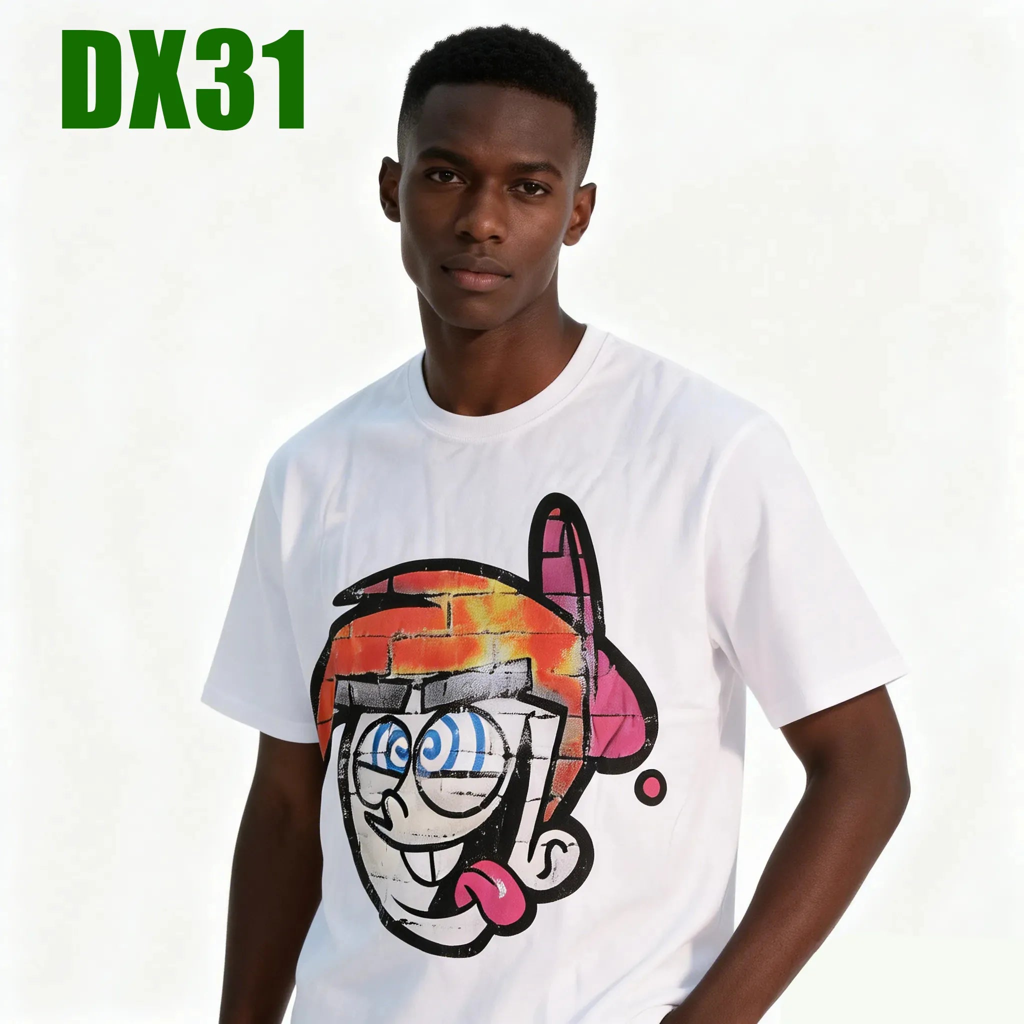 T-shirt 100% coton, imprimé des deux faces