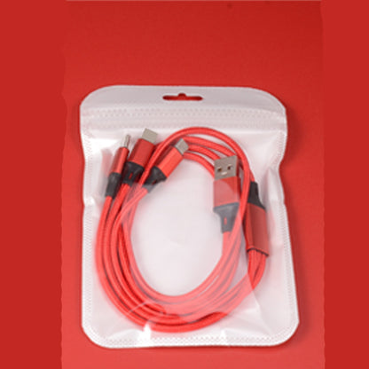 5A Fast Charging Tri-Port Data Cable