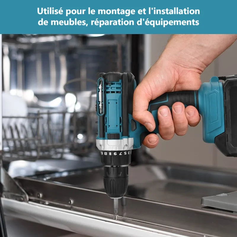 Kit de Perceuse Électrique Multifonction