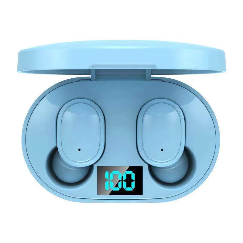 E6S Outdoor Sports Gaming Wireless Earbuds LED Display Headphone 