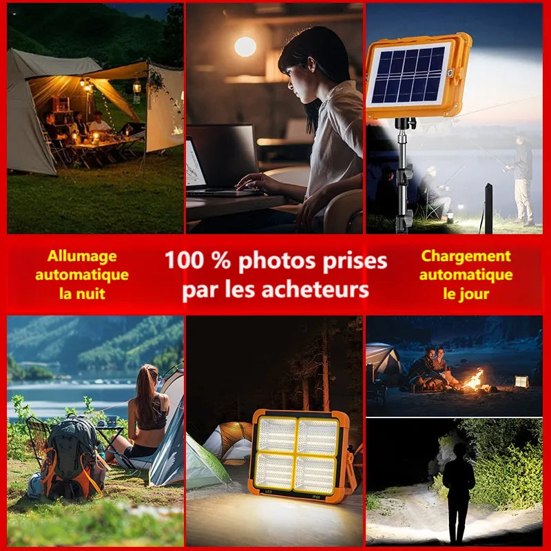 Lampe d'urgence solaire extérieure
