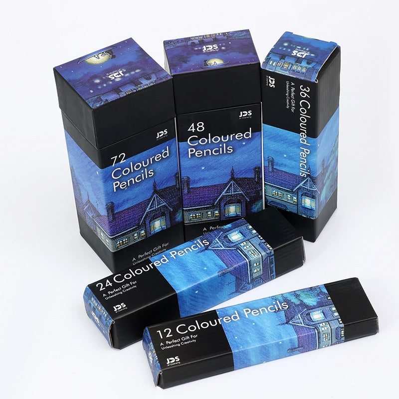 72-Color Oil-Based Colored Pencil Set